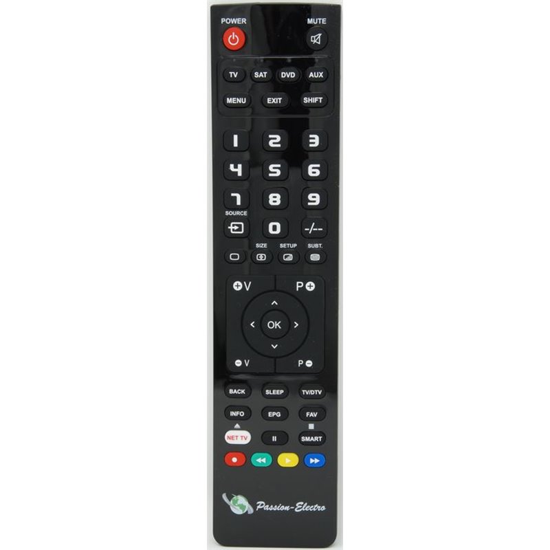 Télécommande pour TV Continental Edison CELED55UHDB7 CELED65UHD0317B